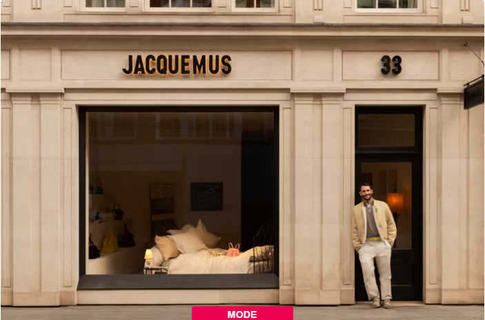 Devanture boutique Jacquemus,
